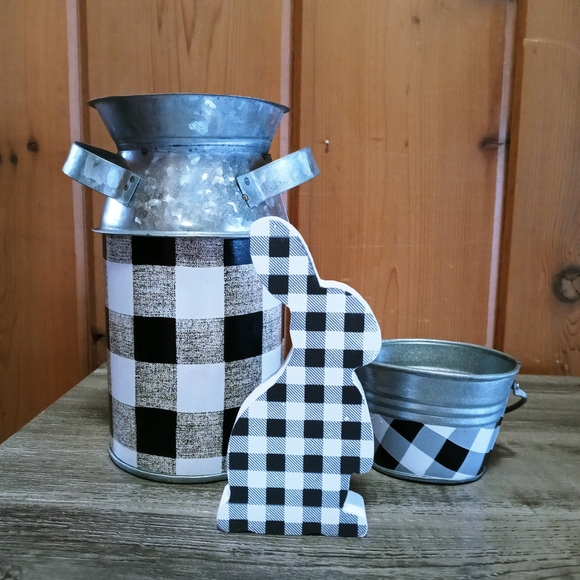 Other - NWT Buffalo Plaid Trio Decor